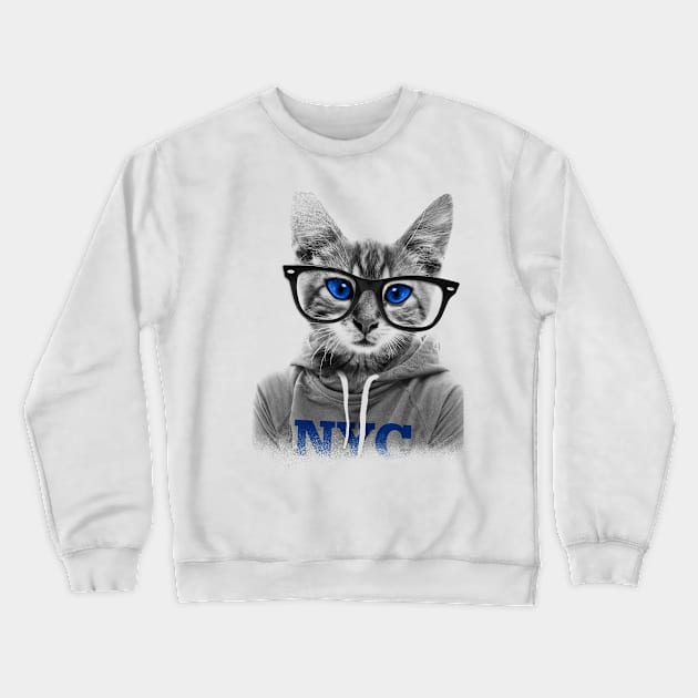 Cool cat Crewneck Sweatshirt by KILLERZ